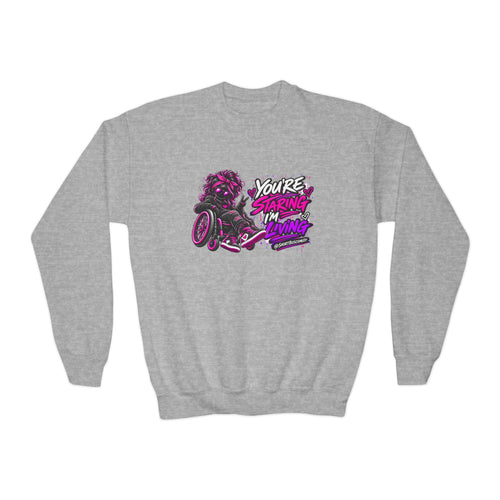 You’re Staring, I’m Living — Youth Hoodie