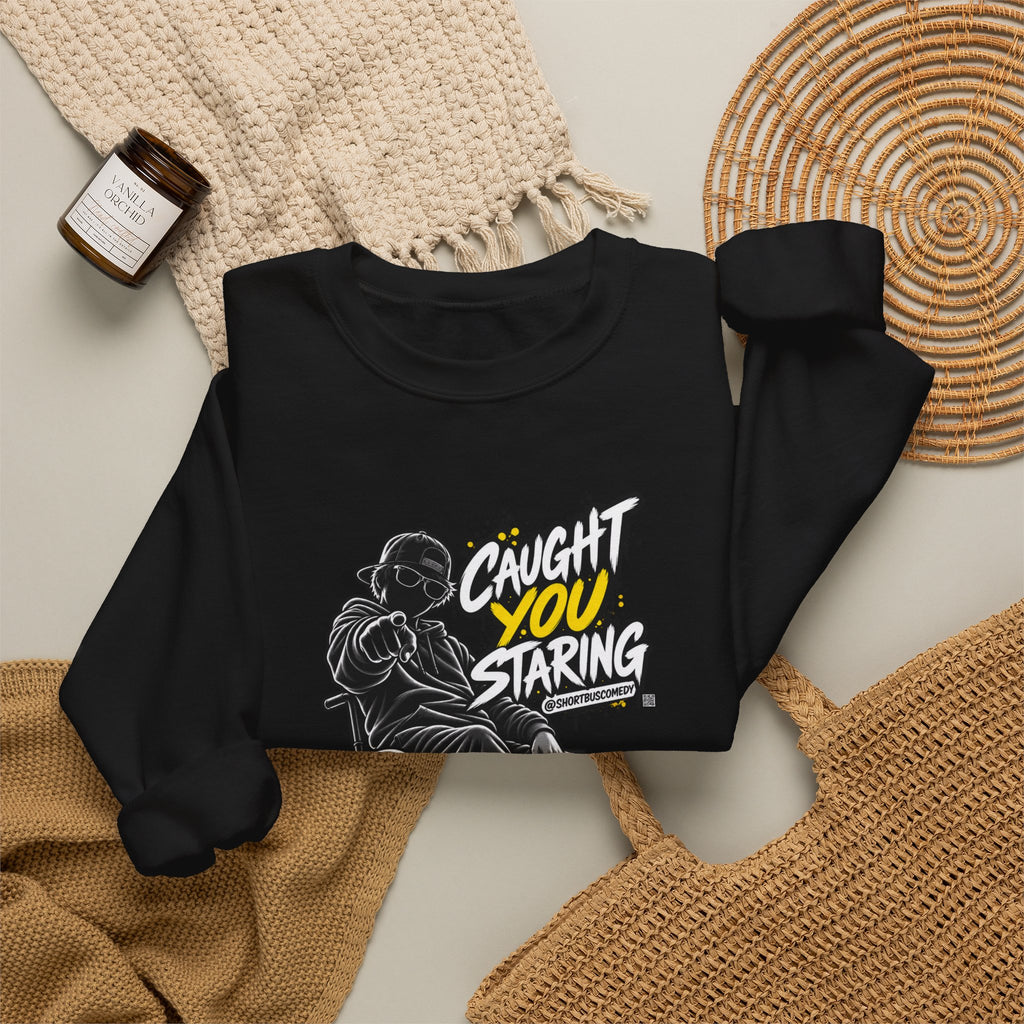 Caught You Staring — Wheelchair Male Graphic Hoodie