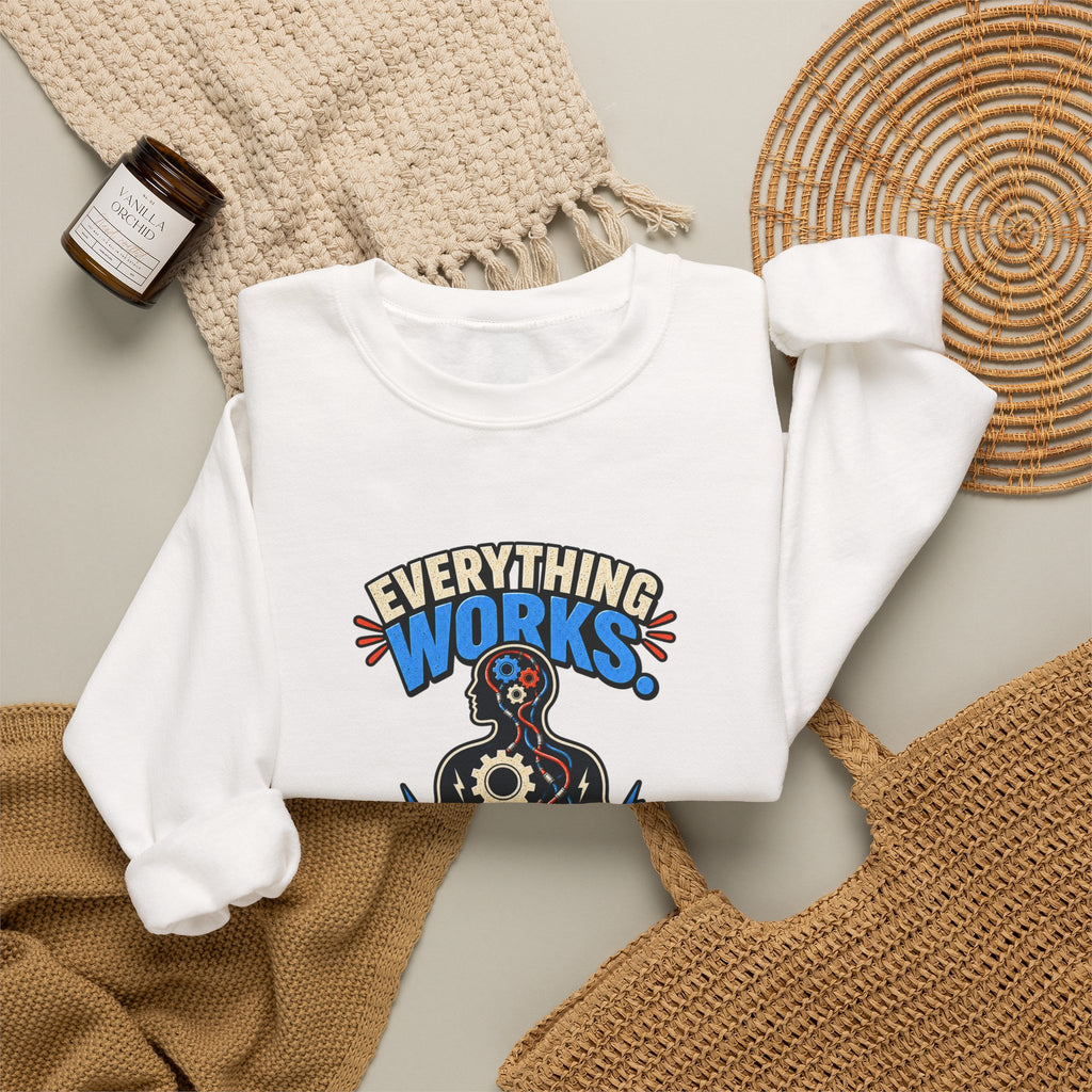 Everything Works. Just Not Together — Short Bus Comedy Crewneck