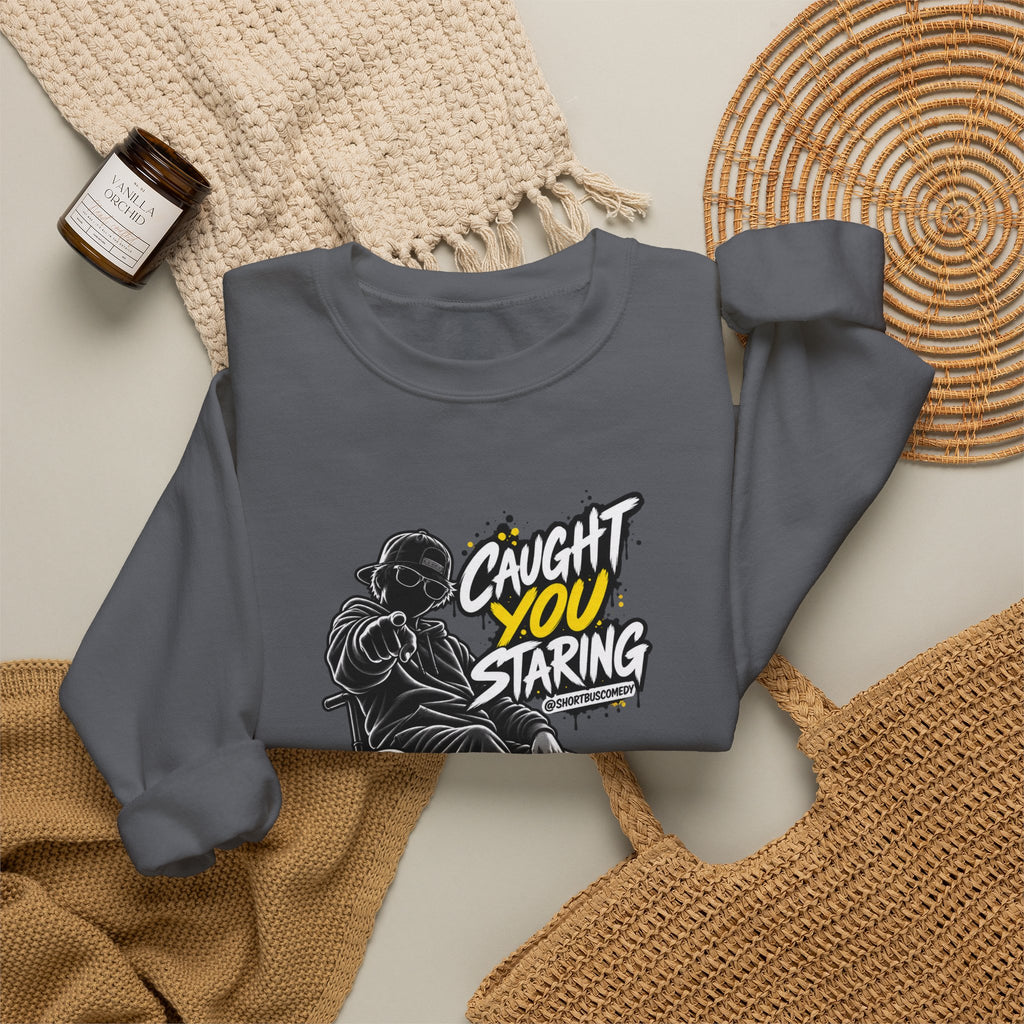 Caught You Staring — Wheelchair Male Graphic Hoodie