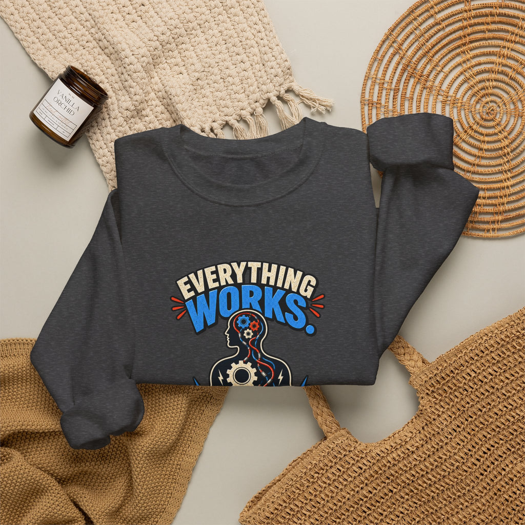 Everything Works. Just Not Together — Short Bus Comedy Crewneck