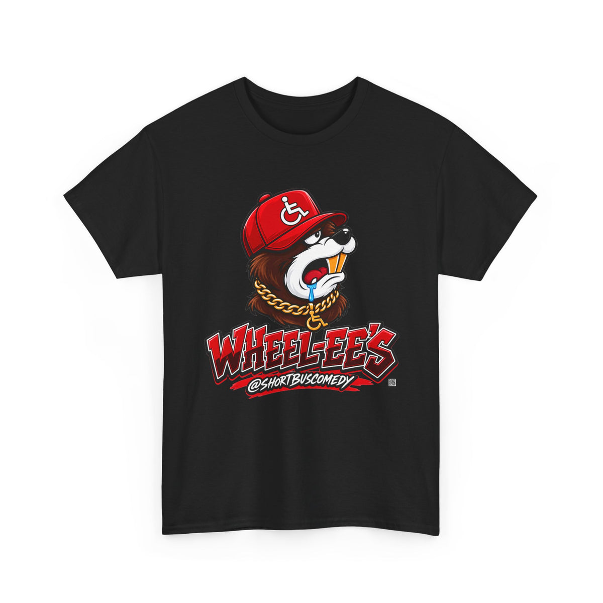 WHEEL-EE’S — Short Bus Comedy Disability Streetwear T-Shirt