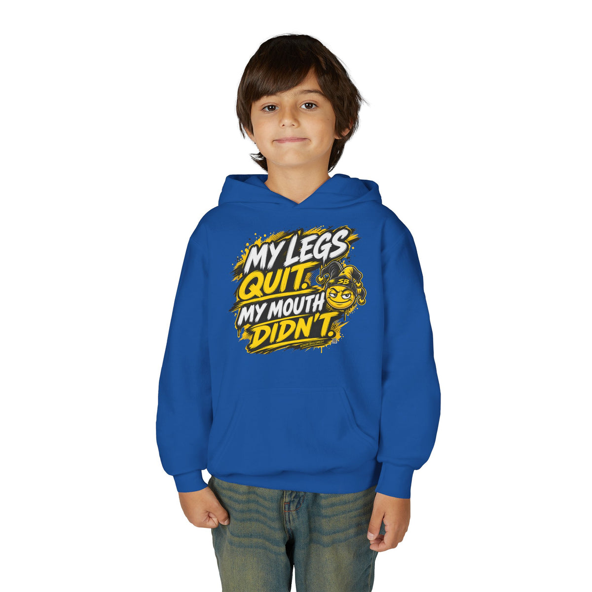 My Legs Quit. My Mouth Didn’t. — Kids Hoodie