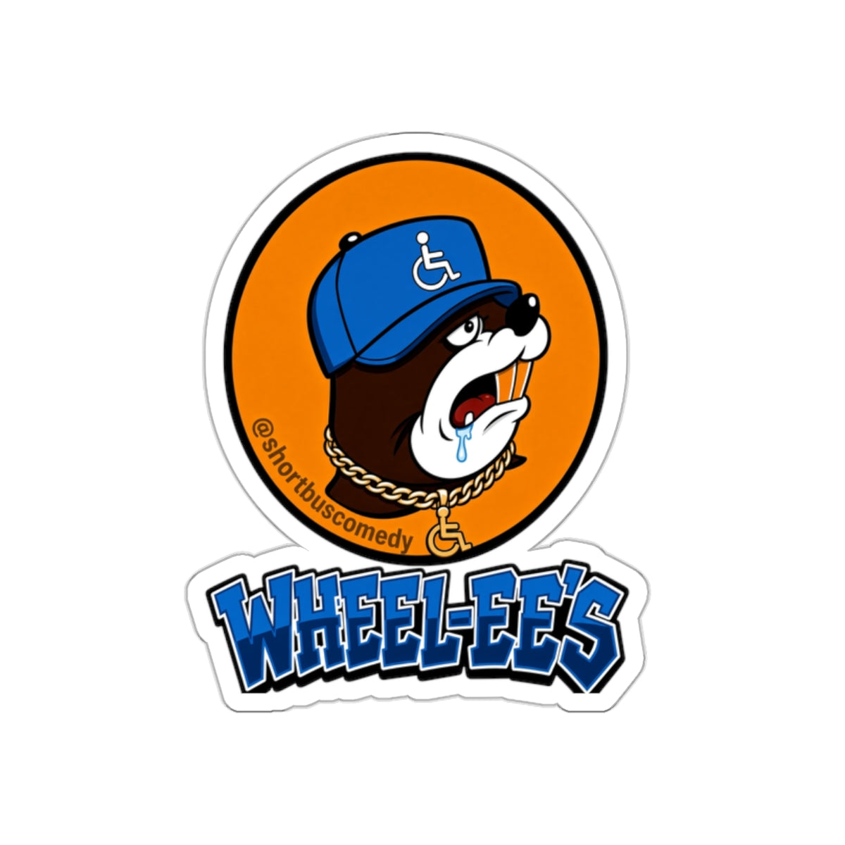 Wheel-ee’s — Short Bus Comedy Sticker