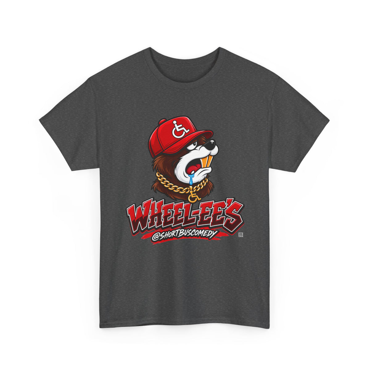 WHEEL-EE’S — Short Bus Comedy Disability Streetwear T-Shirt