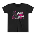 Youth Tee — "Caught You Staring" Wheelchair Pride Graphic