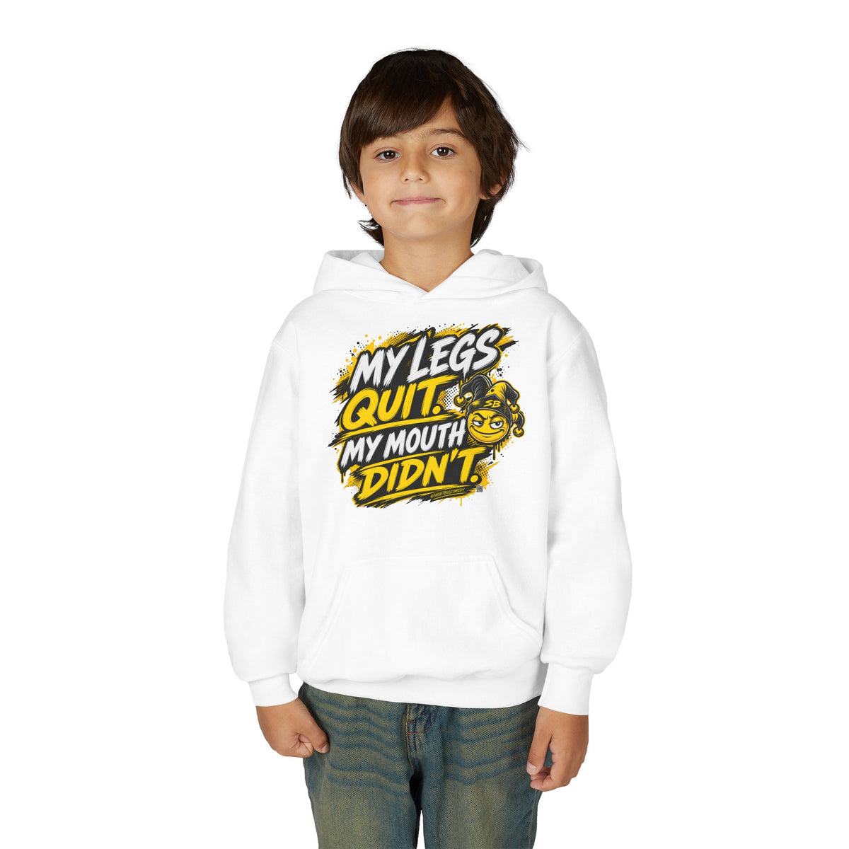 My Legs Quit. My Mouth Didn’t. — Kids Hoodie
