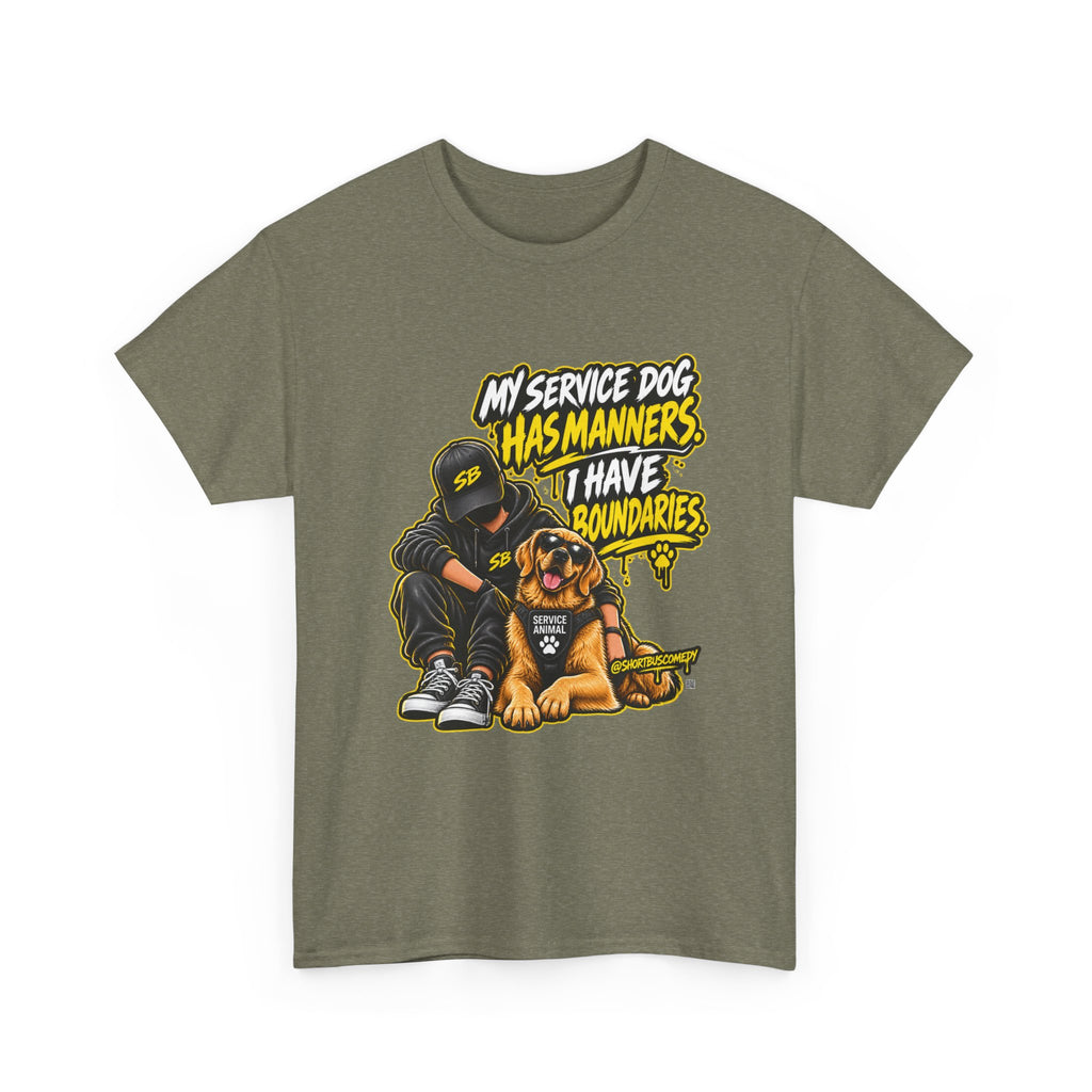 My Service Dog Has Manners. I Have Boundaries. — Short Bus Comedy
