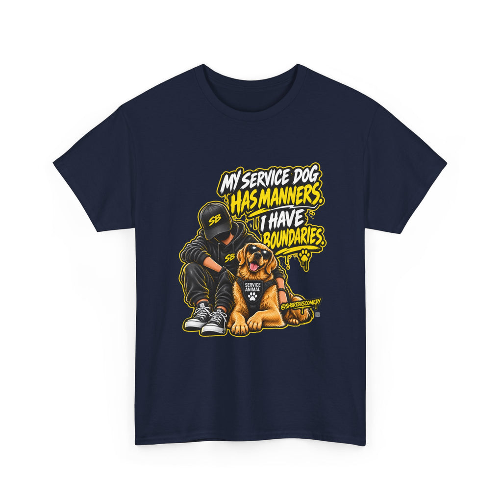 My Service Dog Has Manners. I Have Boundaries. — Short Bus Comedy