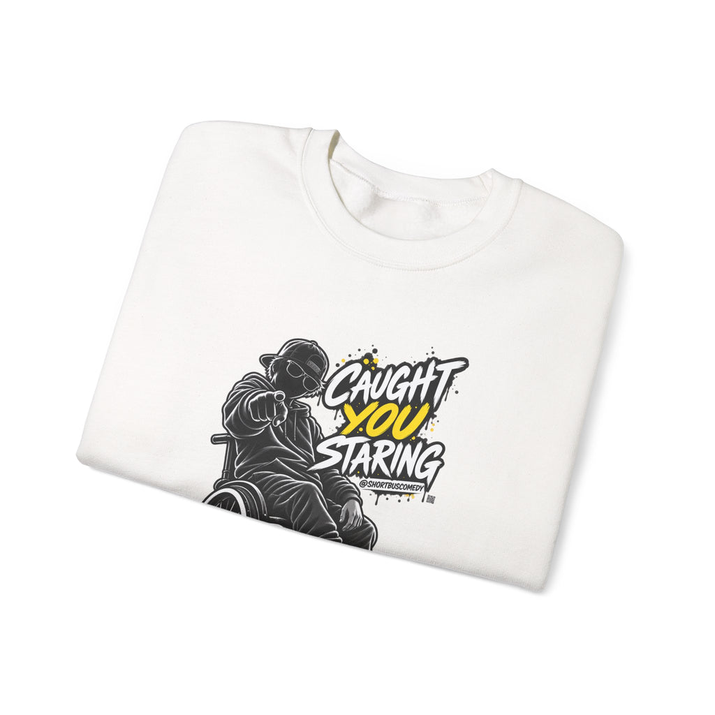 Caught You Staring — Wheelchair Male Graphic Hoodie