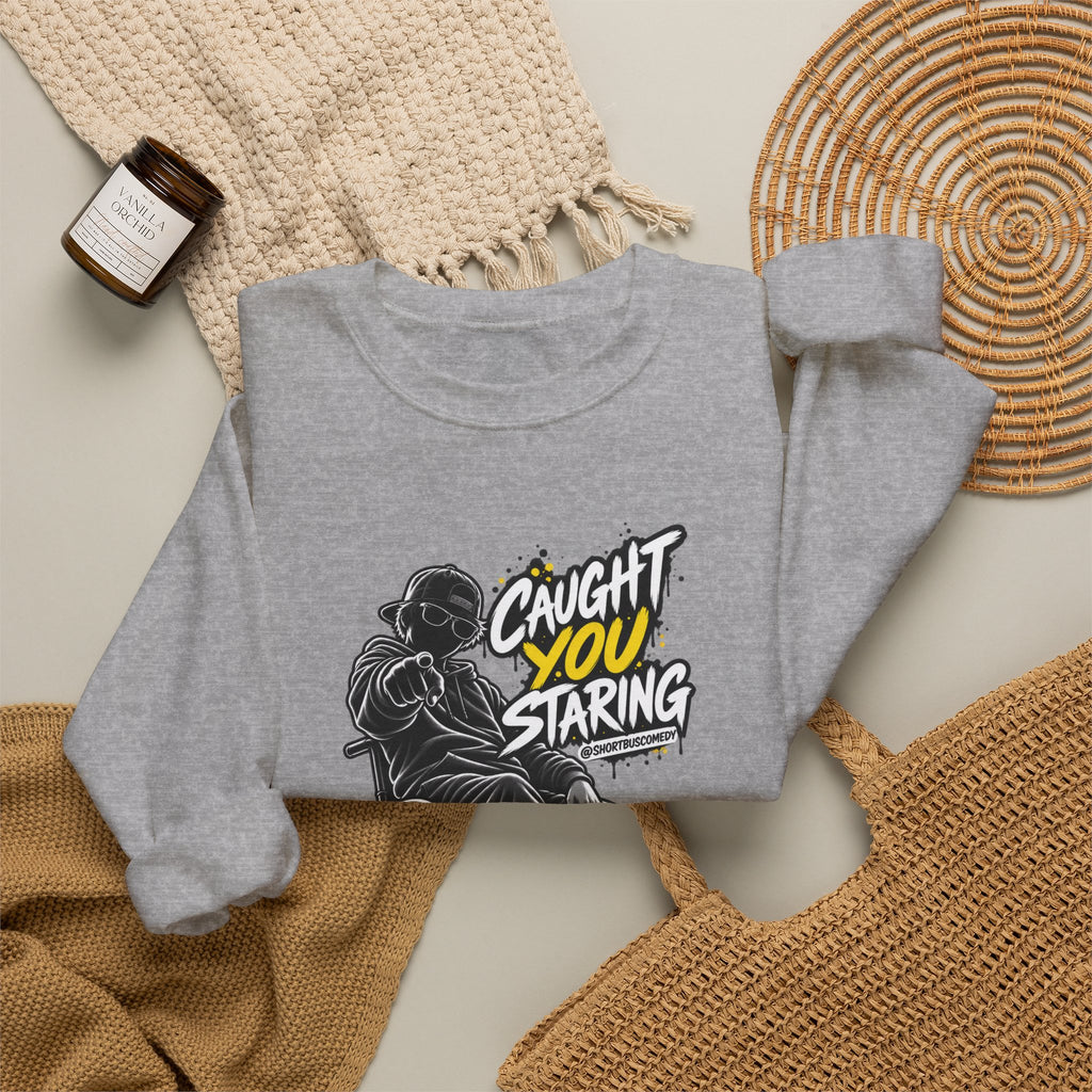 Caught You Staring — Wheelchair Male Graphic Hoodie