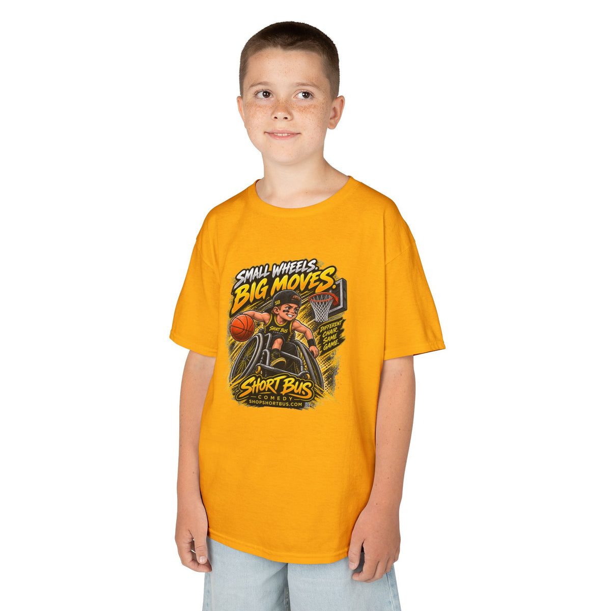 Small Wheels. Big Moves. — Kids Wheelchair Basketball | Short Bus Comedy