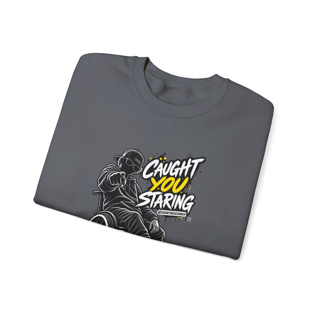 Caught You Staring — Wheelchair Male Graphic Hoodie