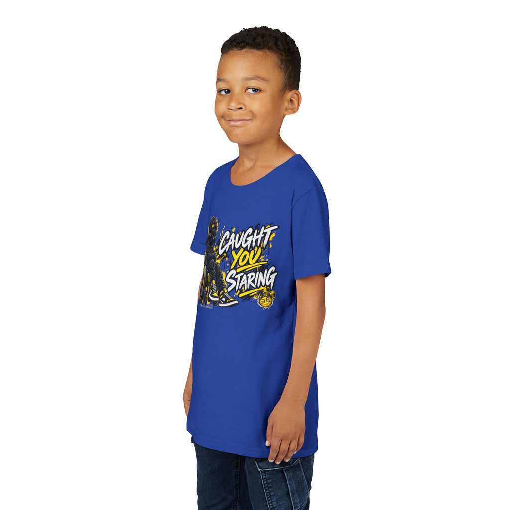 Caught You Staring — Kids Disability Statement T-Shirt