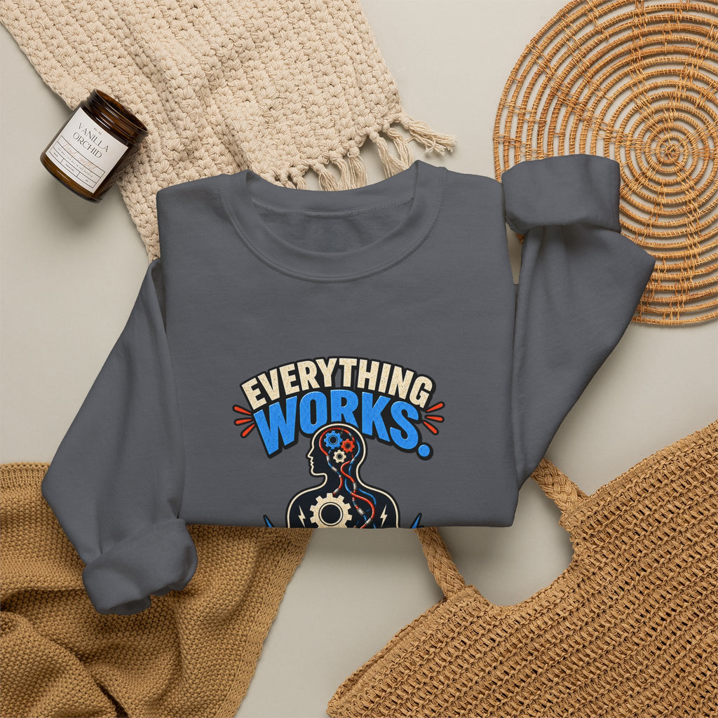 Everything Works. Just Not Together — Short Bus Comedy Crewneck
