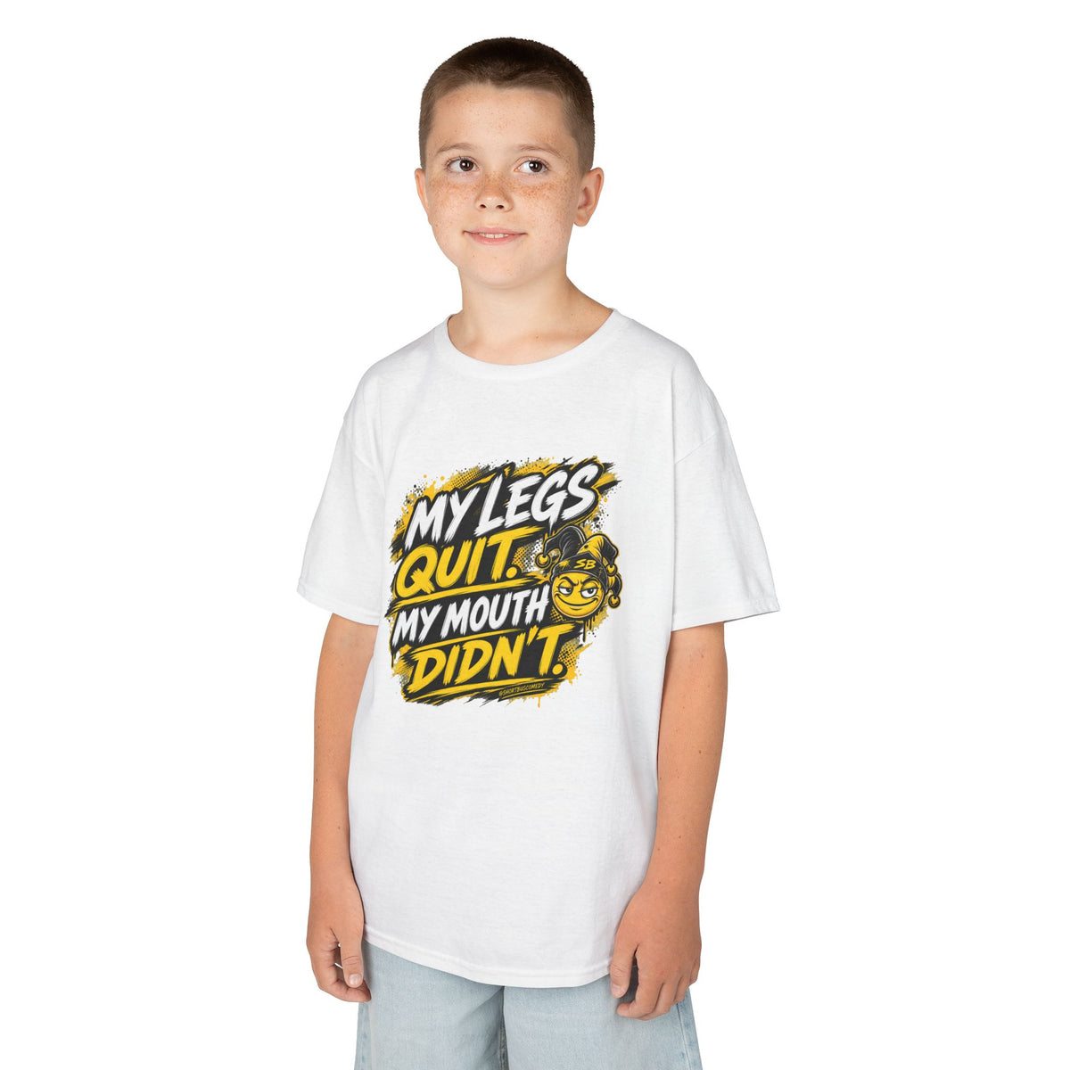 My Legs Quit. My Mouth Didn’t. — Kids T-Shirt