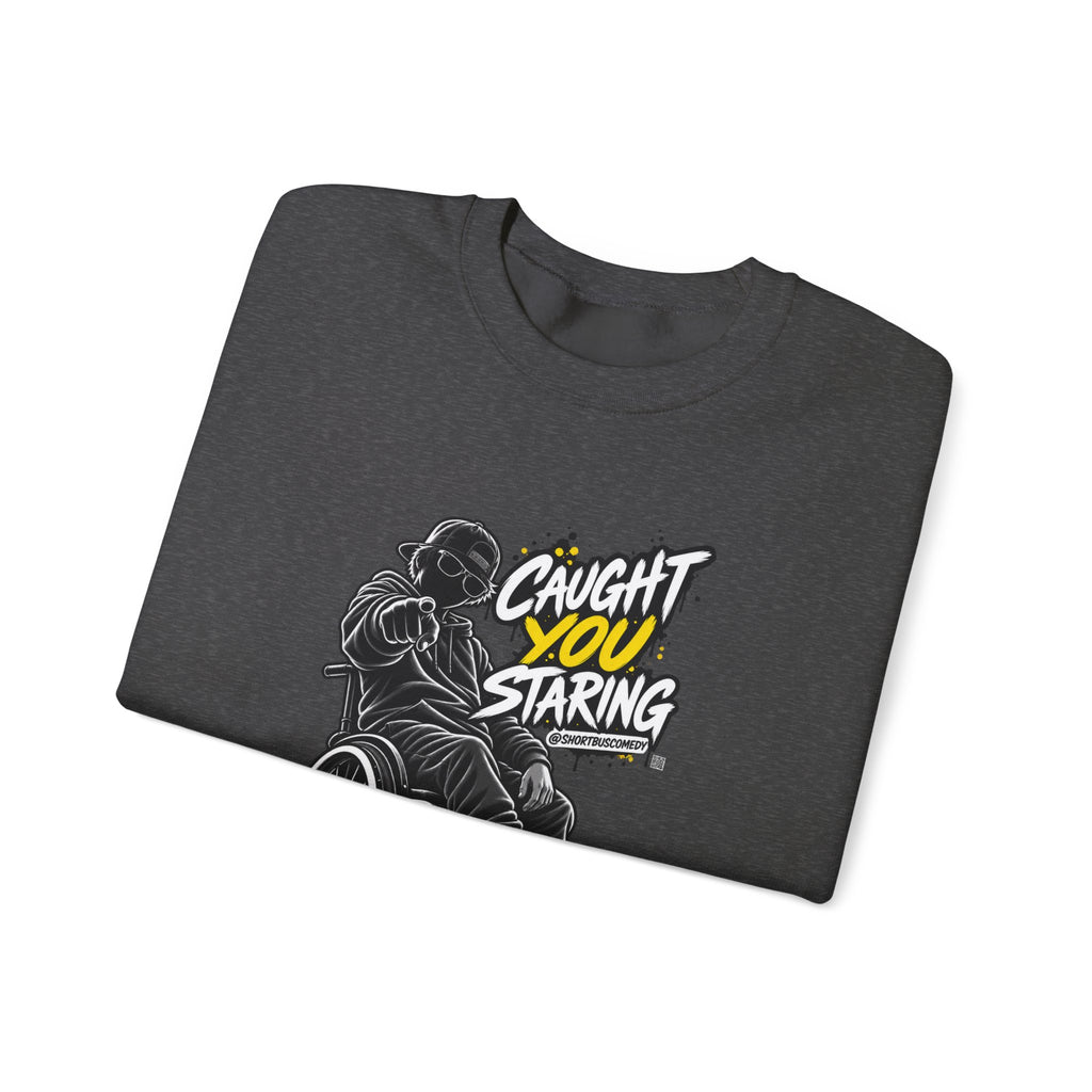Caught You Staring — Wheelchair Male Graphic Hoodie