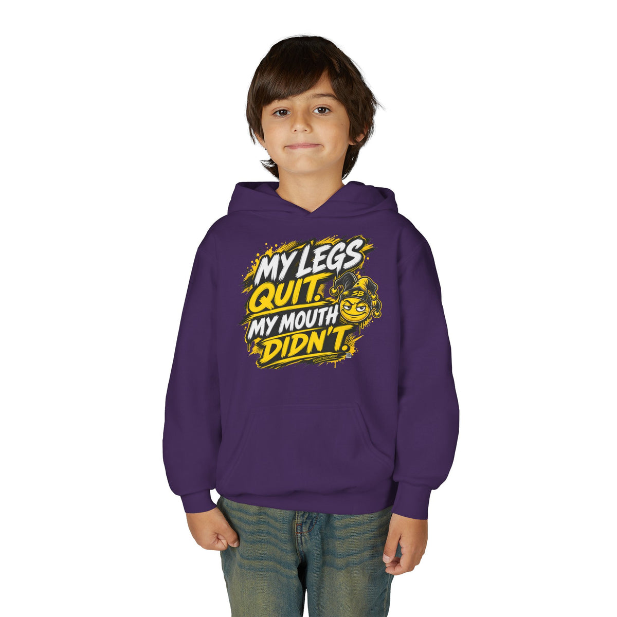 My Legs Quit. My Mouth Didn’t. — Kids Hoodie