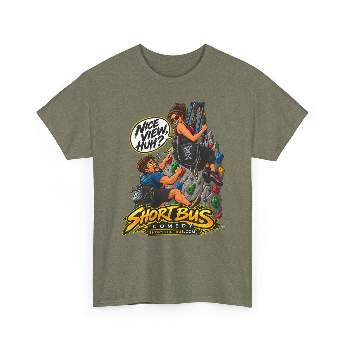 Adaptive climbing T-shirt