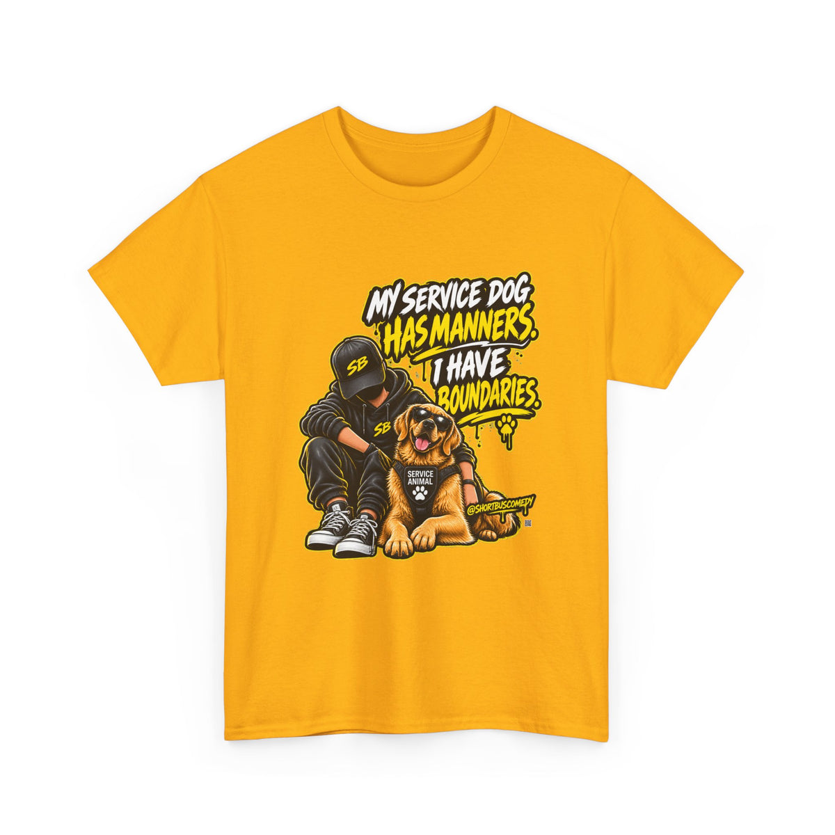 My Service Dog Has Manners. I Have Boundaries. — Short Bus Comedy